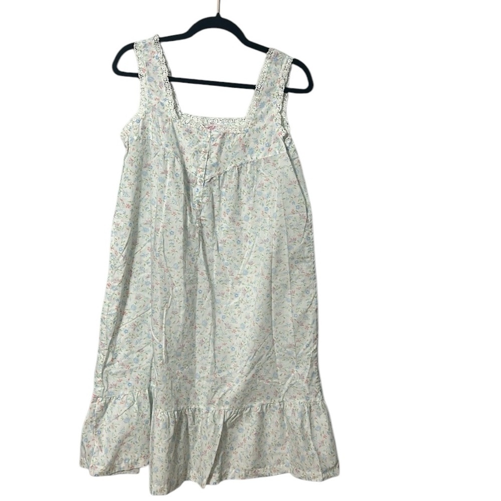 VTG GILEAD Ditzy Floral Midi Nightgown Medium